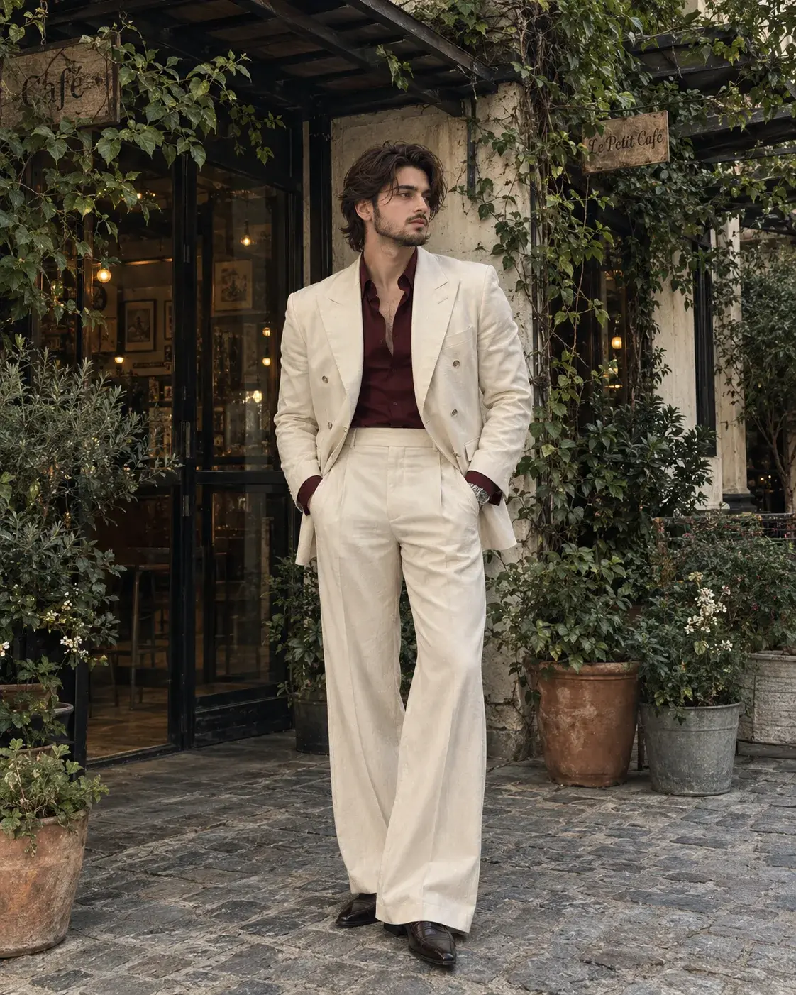 Dapper Evening At Le Petit Café
