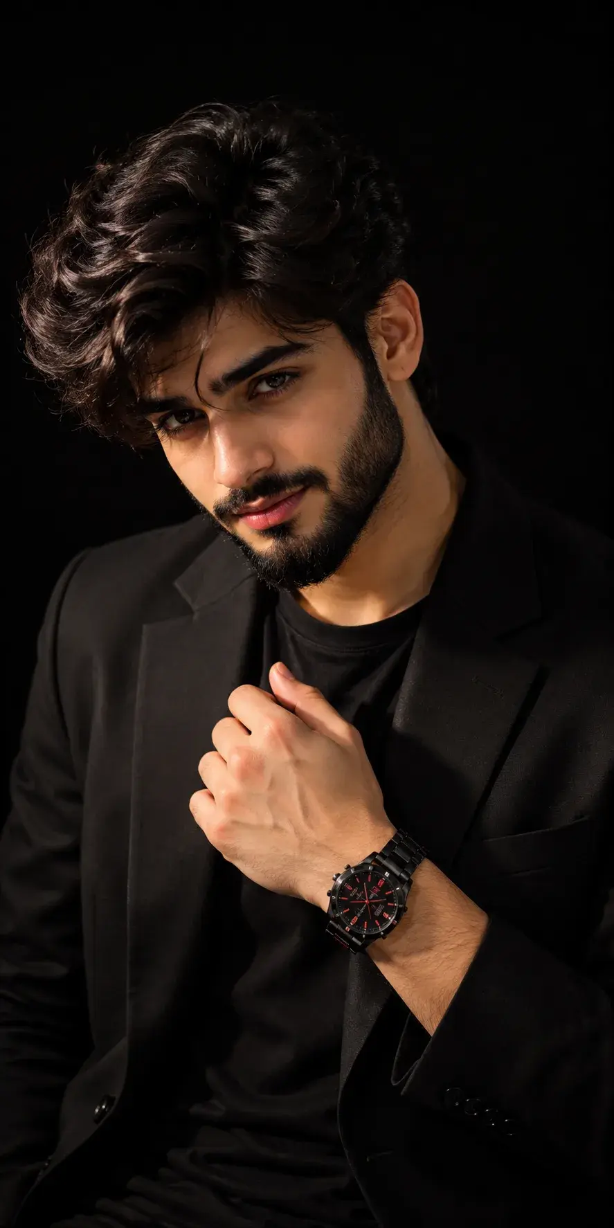 Dark Aesthetic Boy Portrait 🔥 | Viral AI Photo Editing Prompt 2026