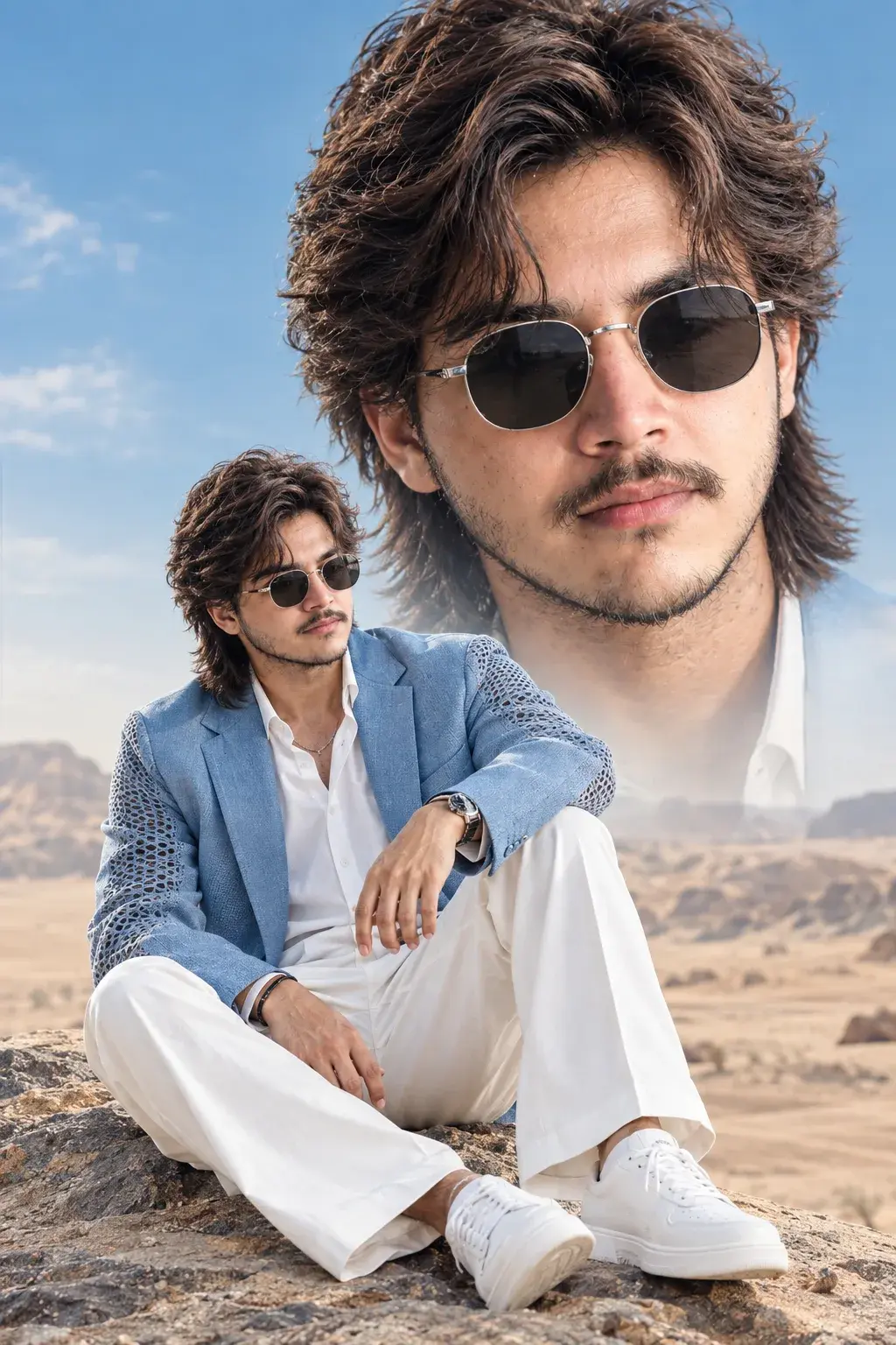 Desert Elegance — A Luxury Summer Fashion Portrait