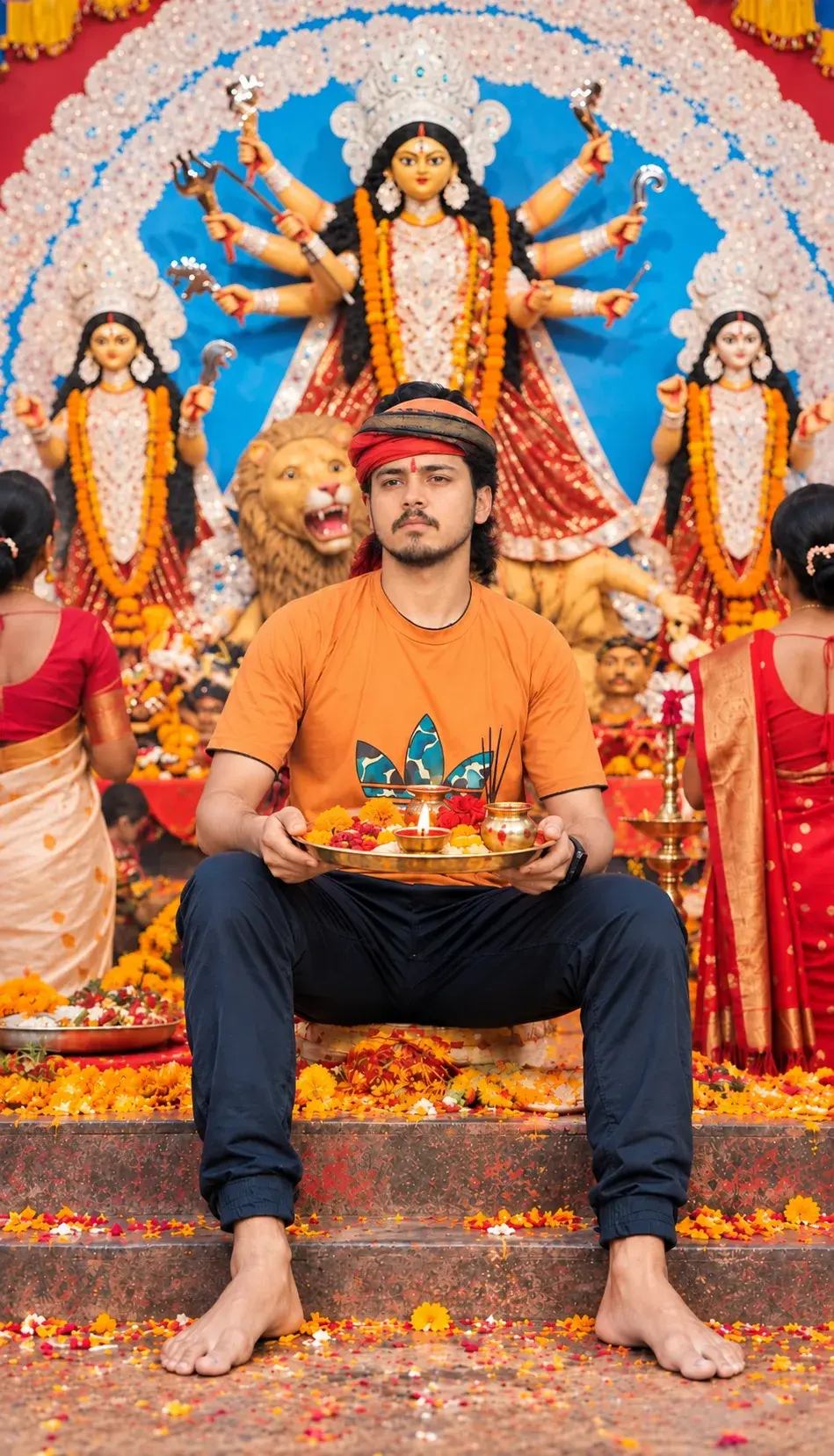 Divine Durga Puja Blessings
