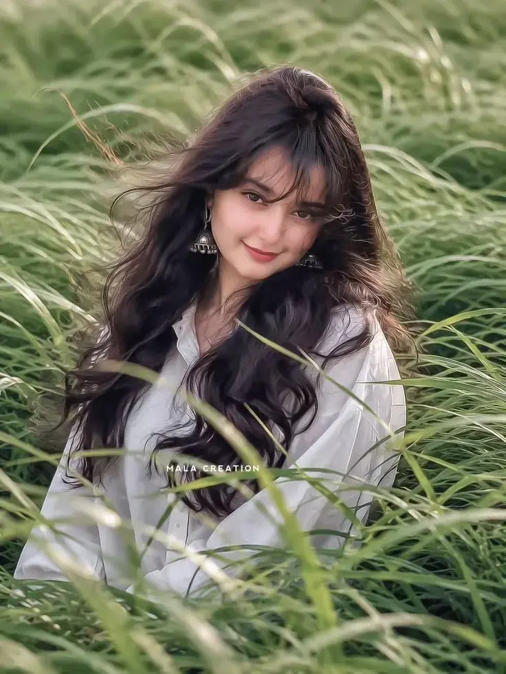 Dreamy Girl In The Green Fields 🌿✨ | Natural Beauty Aesthetic