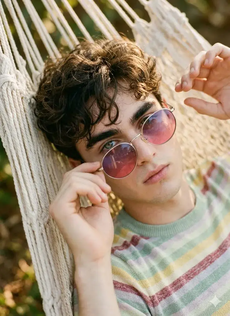 Dreamy Golden Hour Hammock Portrait