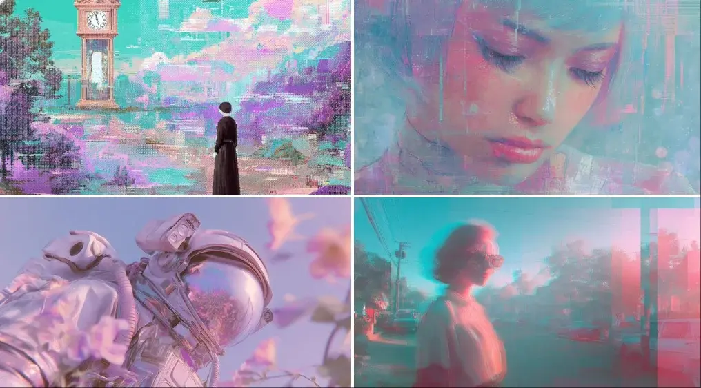 Dreamy Vaporwave Distortion