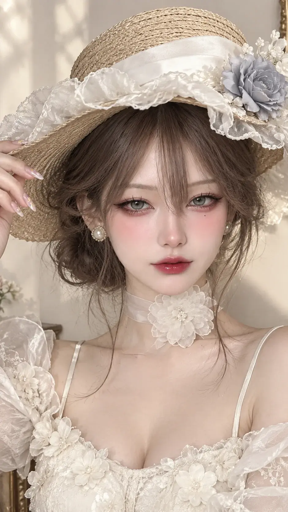 Dreamy Vintage Princess 🌸 | Ivory Elegance 🤍✨