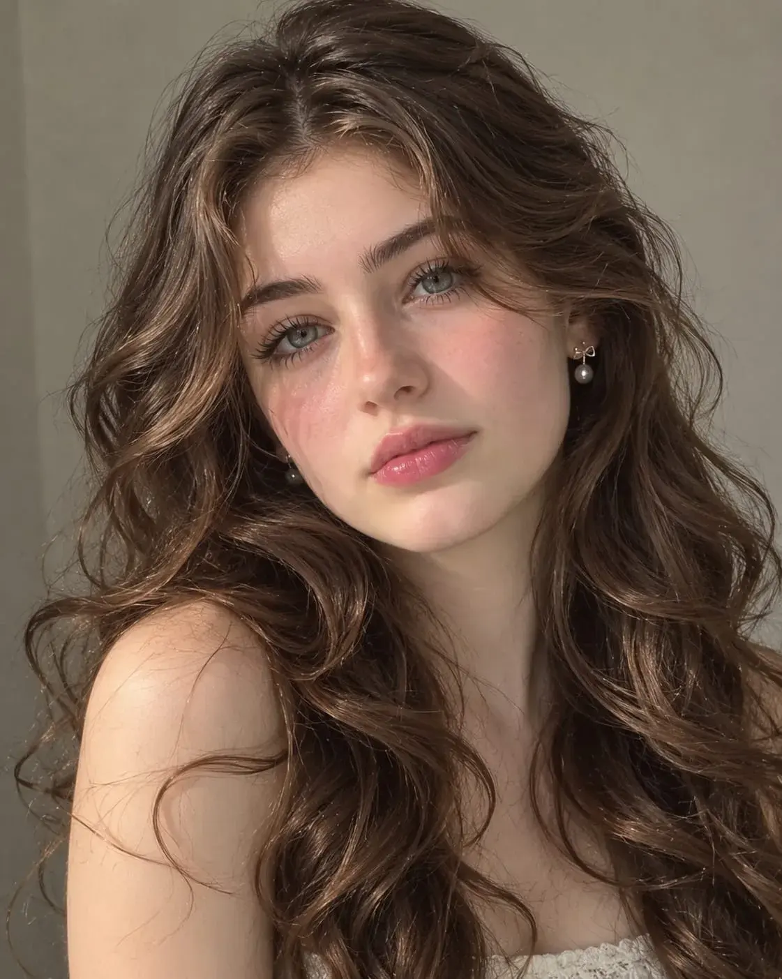 Elegant British Girl – Natural Beauty Portrait