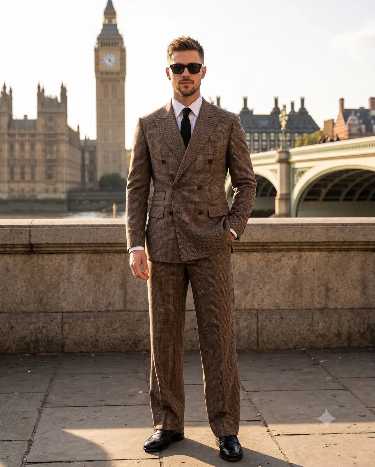 Elegant Gentleman Street Style In London