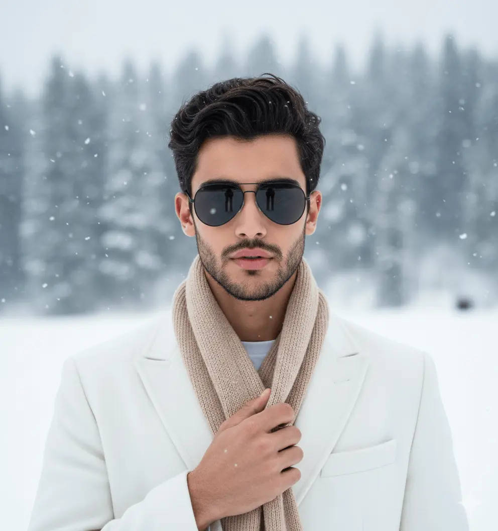 Elegant Winter Portrait