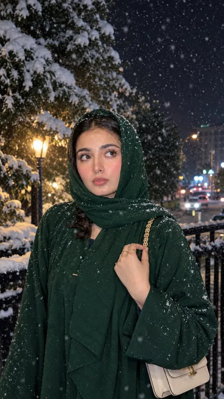 Emerald Elegance In A Winter Wonderland ❄️💚