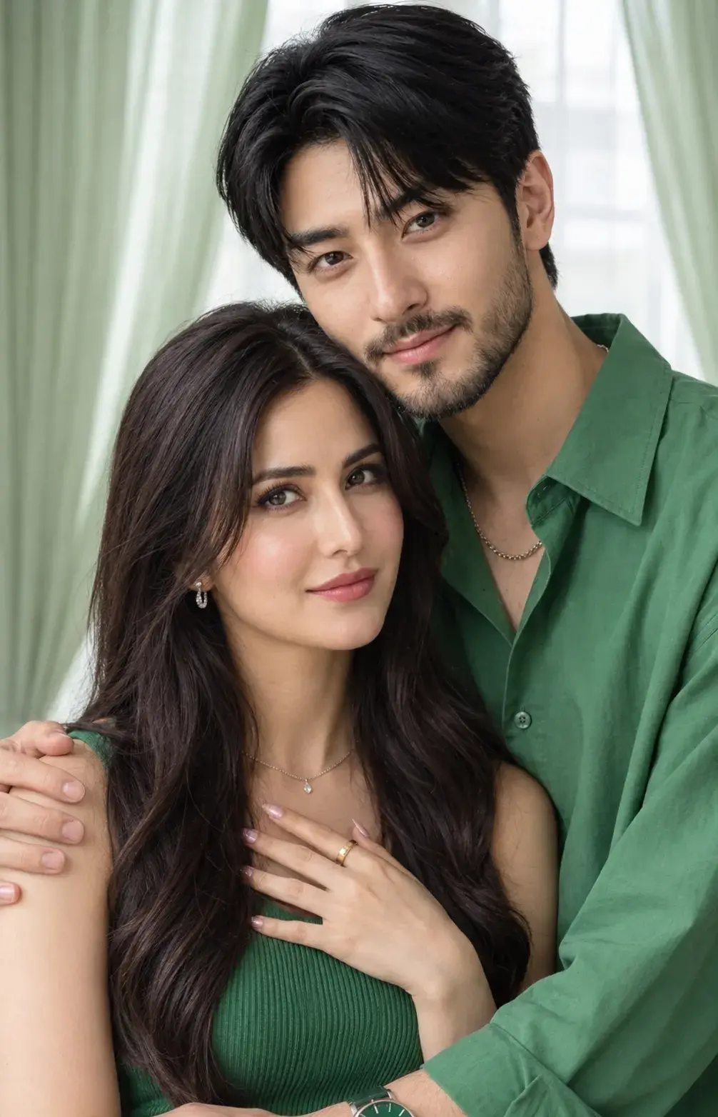 Emerald Romance – A Timeless Couple Portrait 😍