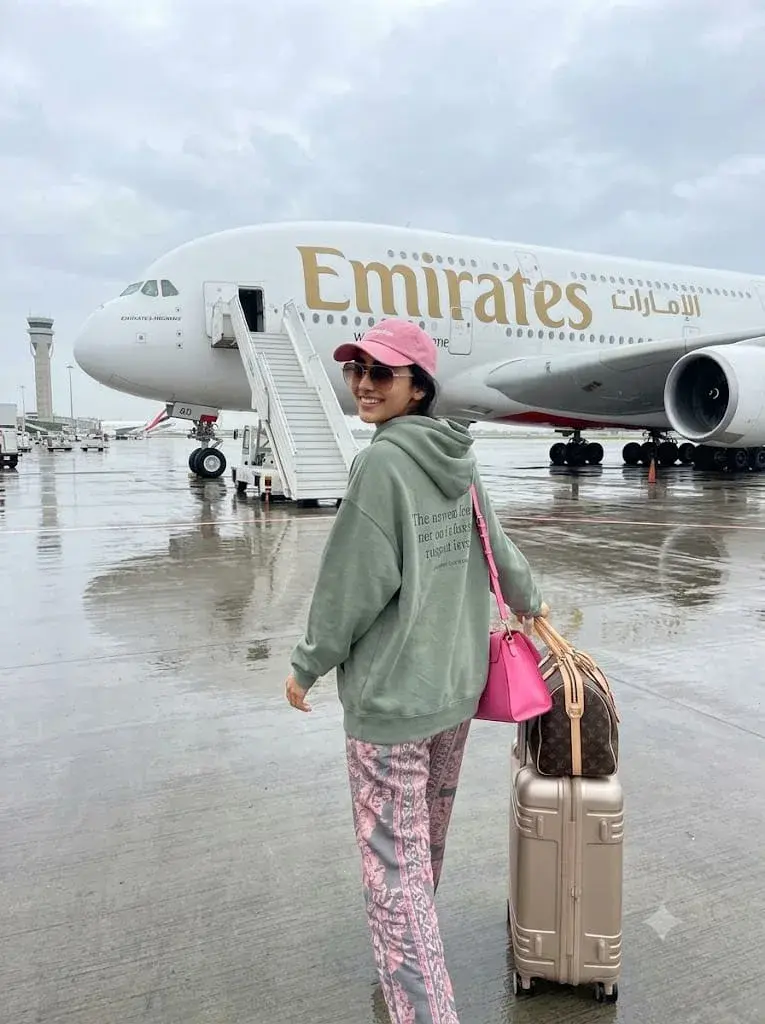 Emirates Airplane Photograph .