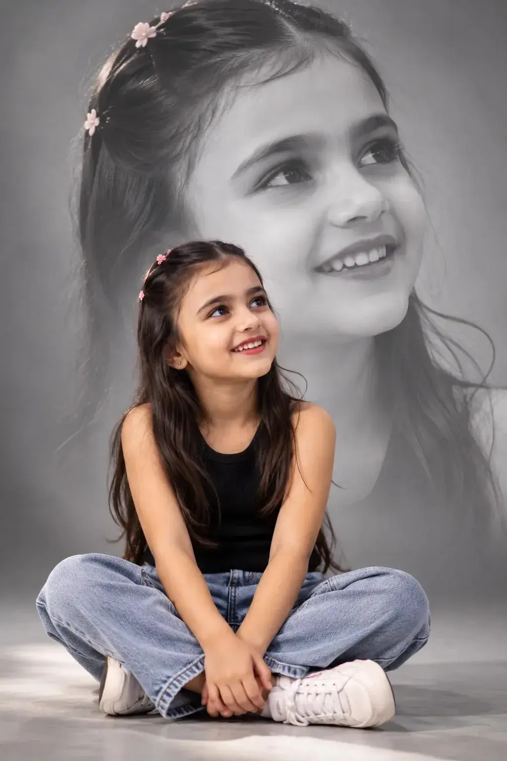 Emotional Childhood Portrait Photography | Beautiful Black And White Memory