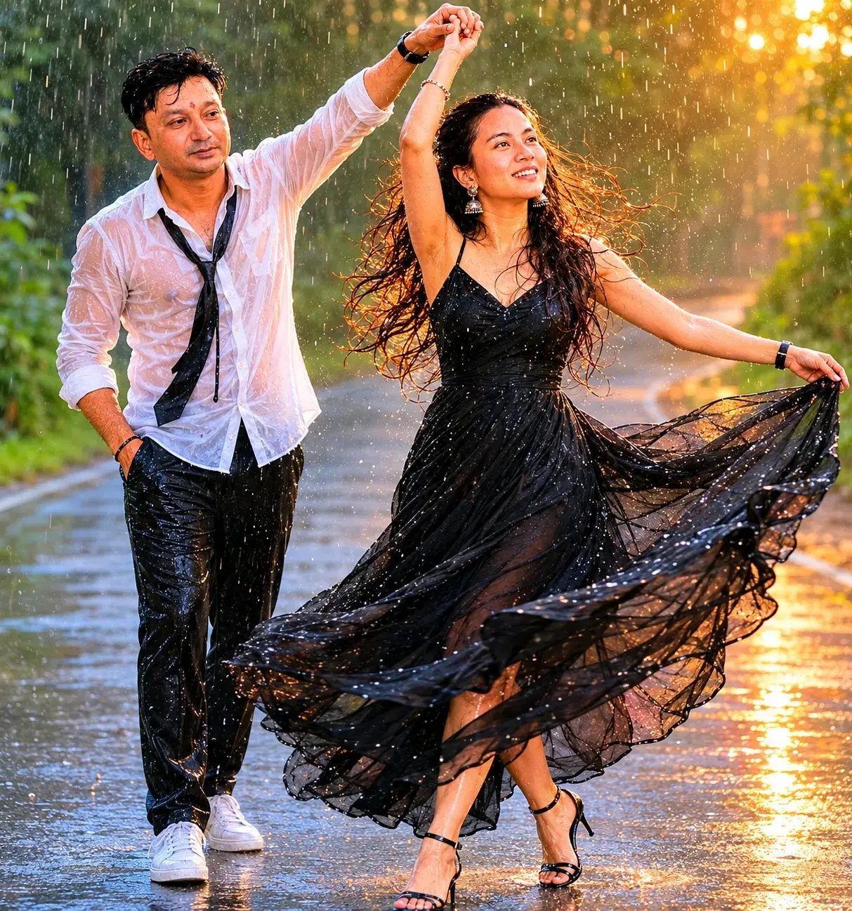 Enjoy In Rain