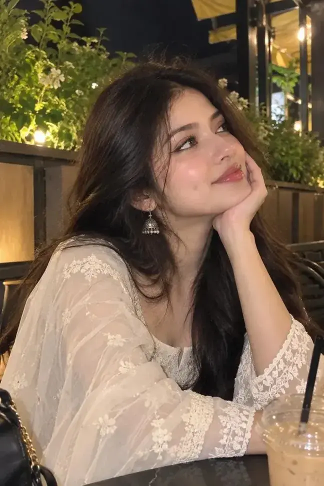 Evening Café Portrait