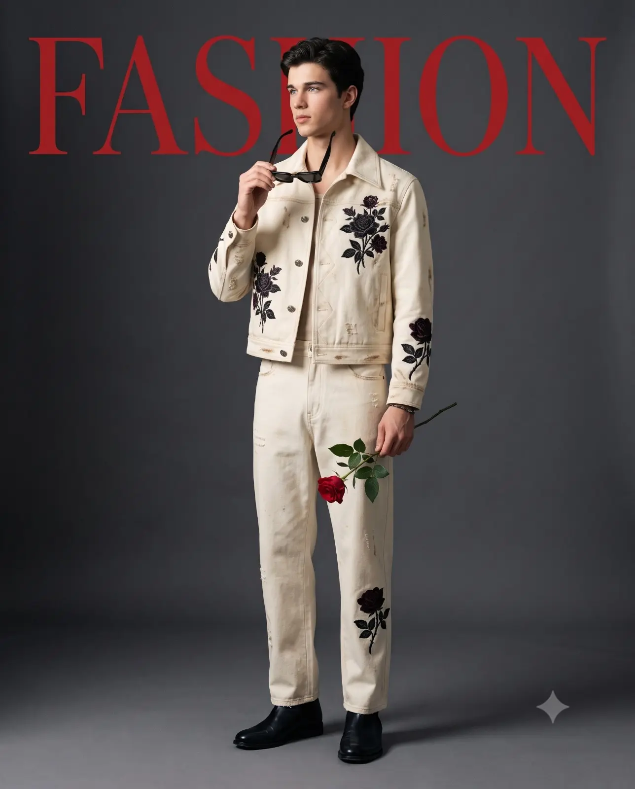 Fashion Magazine Cover Model Portrait