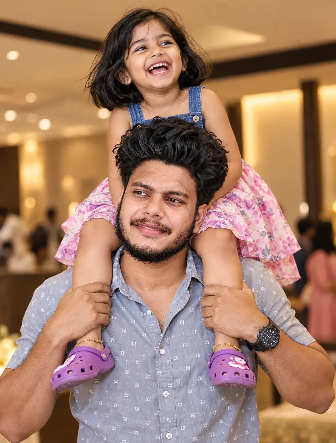 Father & Daughter — Happy Candid Moment🦋🦋🦋😍😍