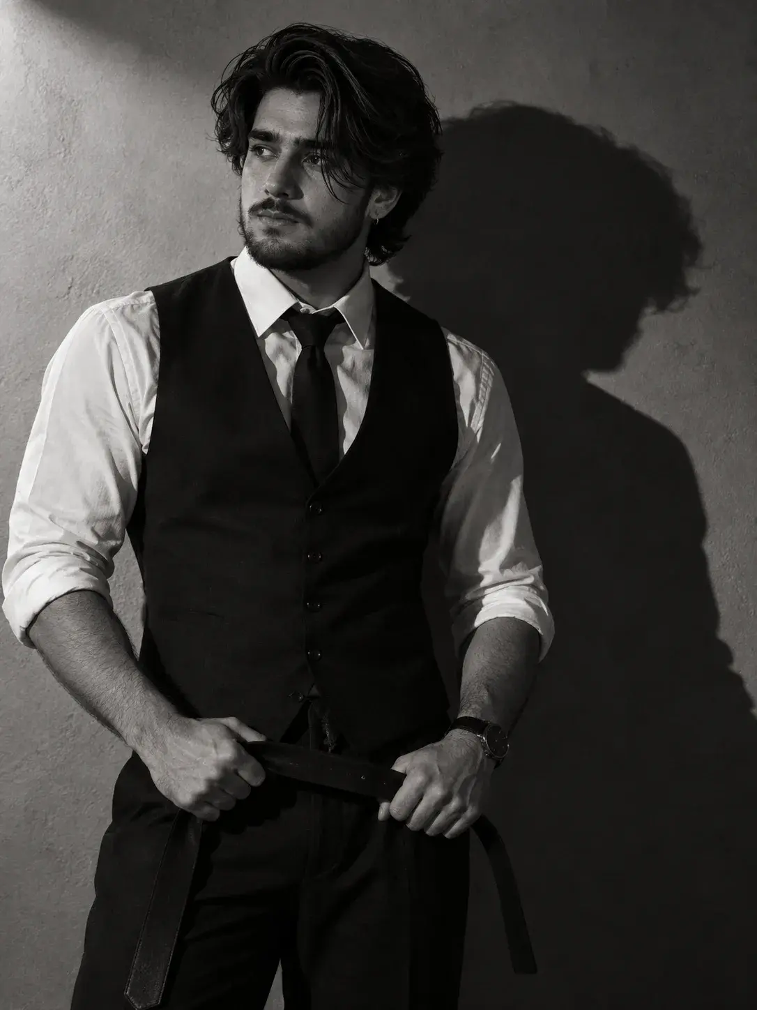 Film Noir Vest Portrait