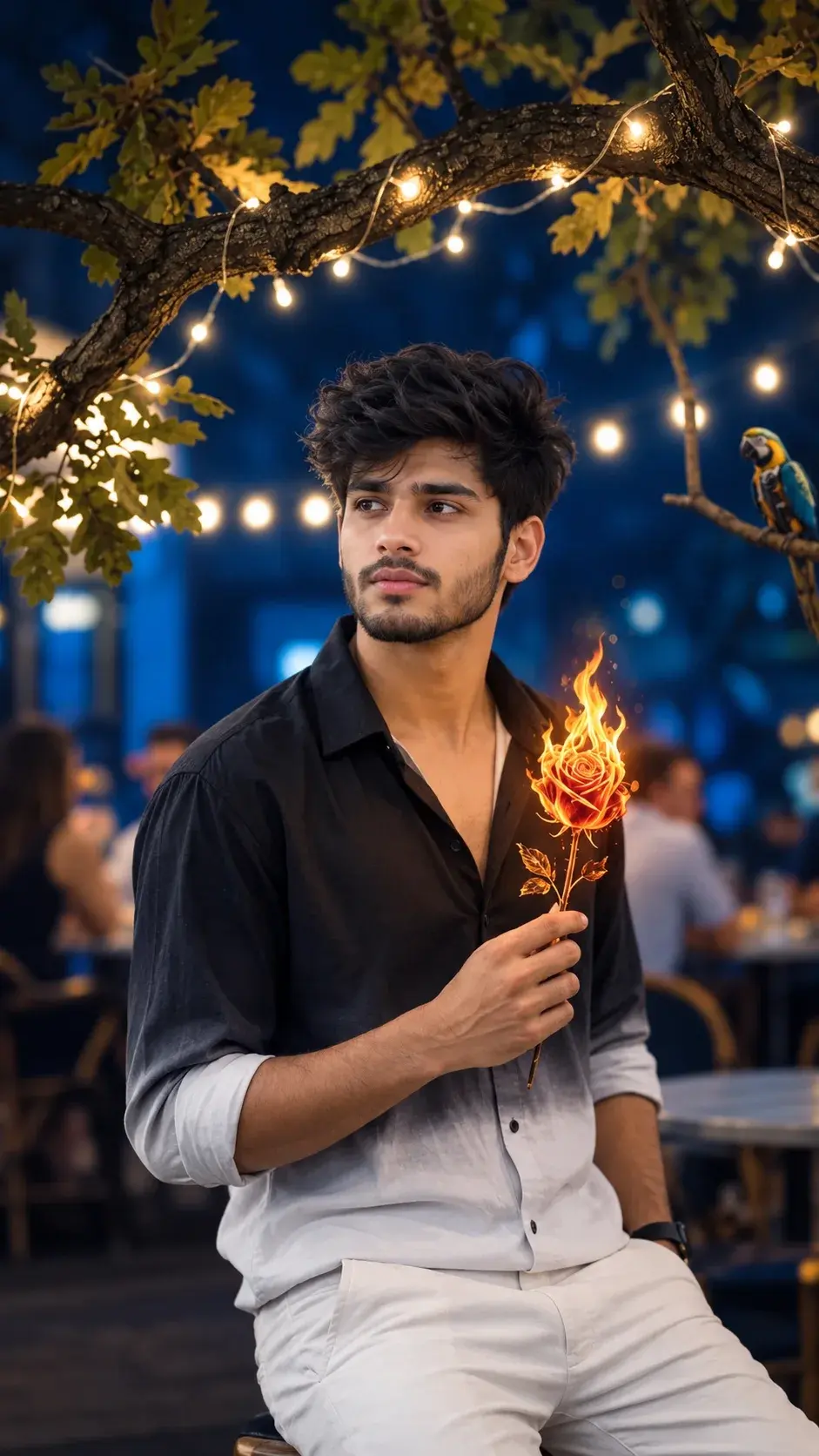 Fire Flower For You 🌹
