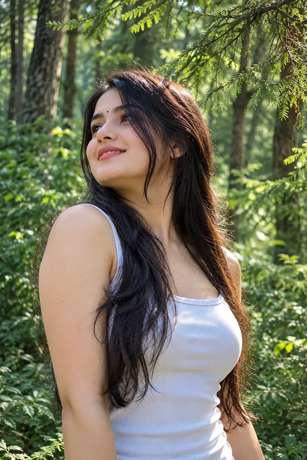 Forest Glow — Cinematic Natural Portrait