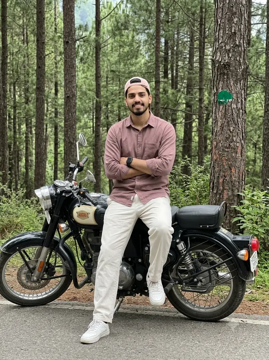 Forest Ride Portrait Prompt