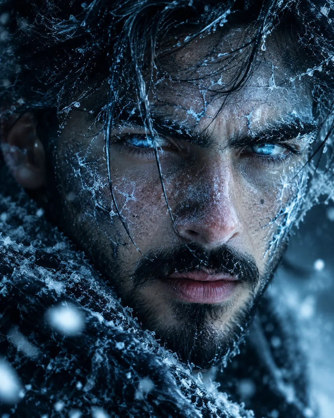 Frostbound: The Frozen Soul | Hyper-Realistic Cinematic Portrait