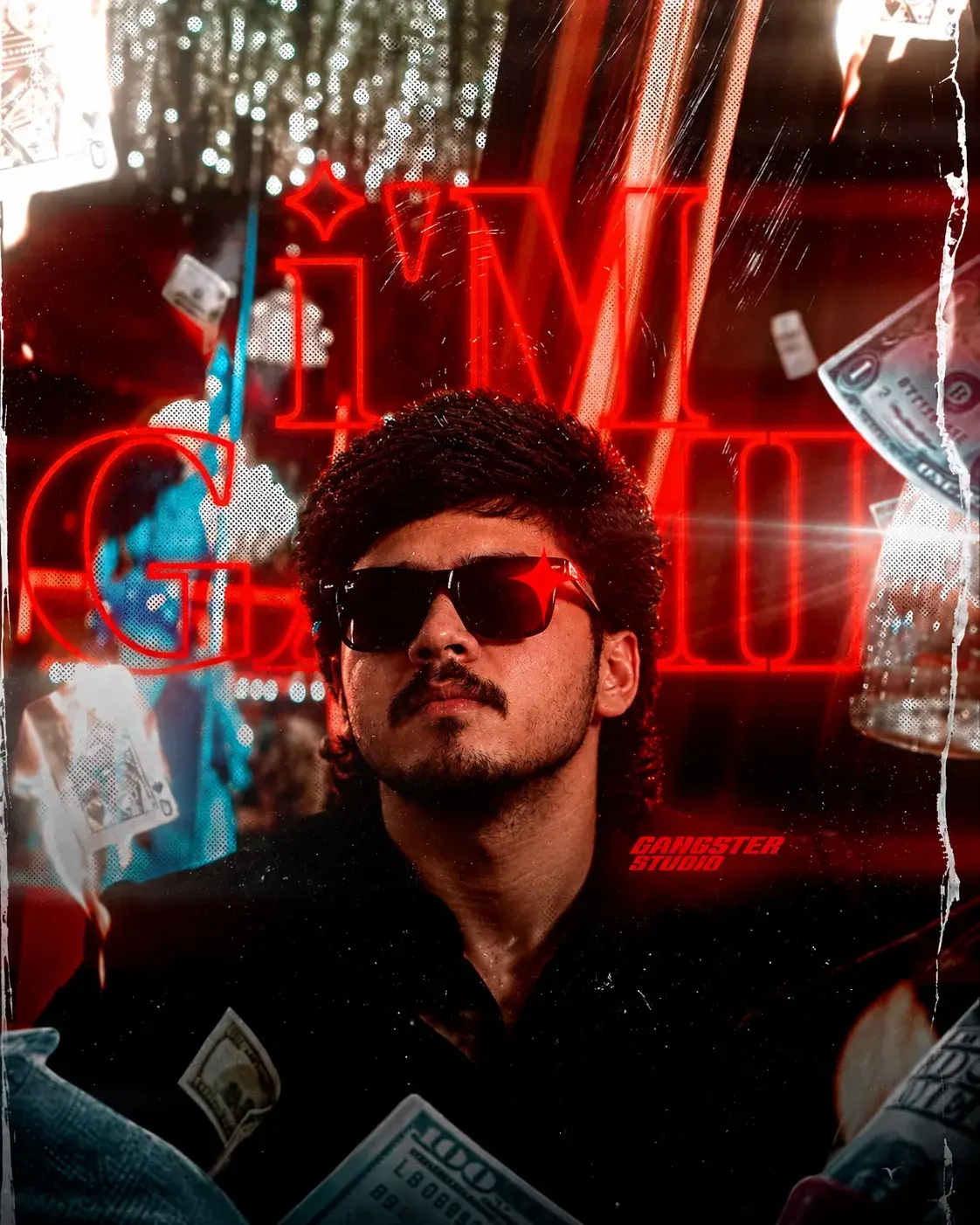 Gangster Money — Red Neon King