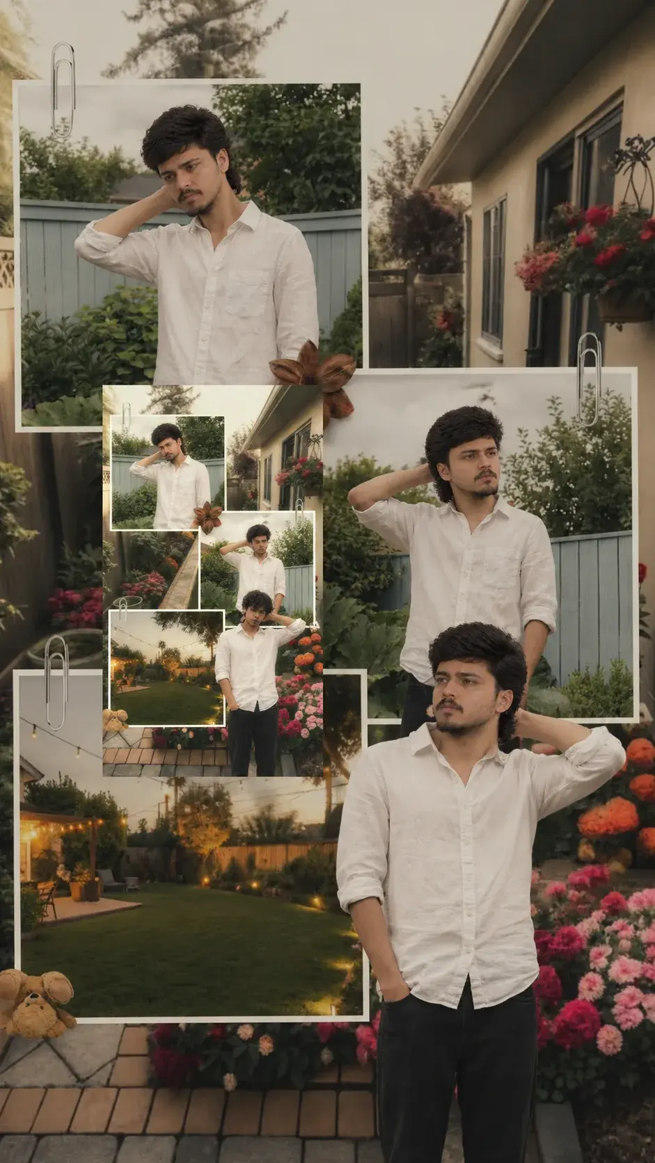 Garden Memories – Editorial Photo Collage