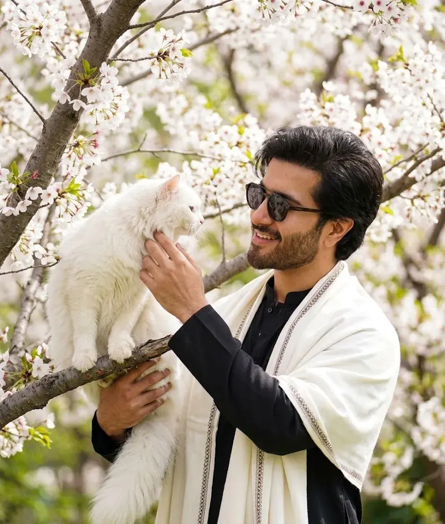 Gentle Moments Under The Blossoms