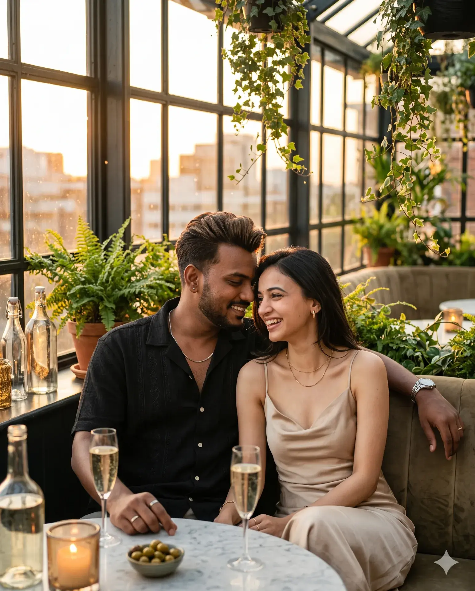 Glasshouse Glow Indian Couples