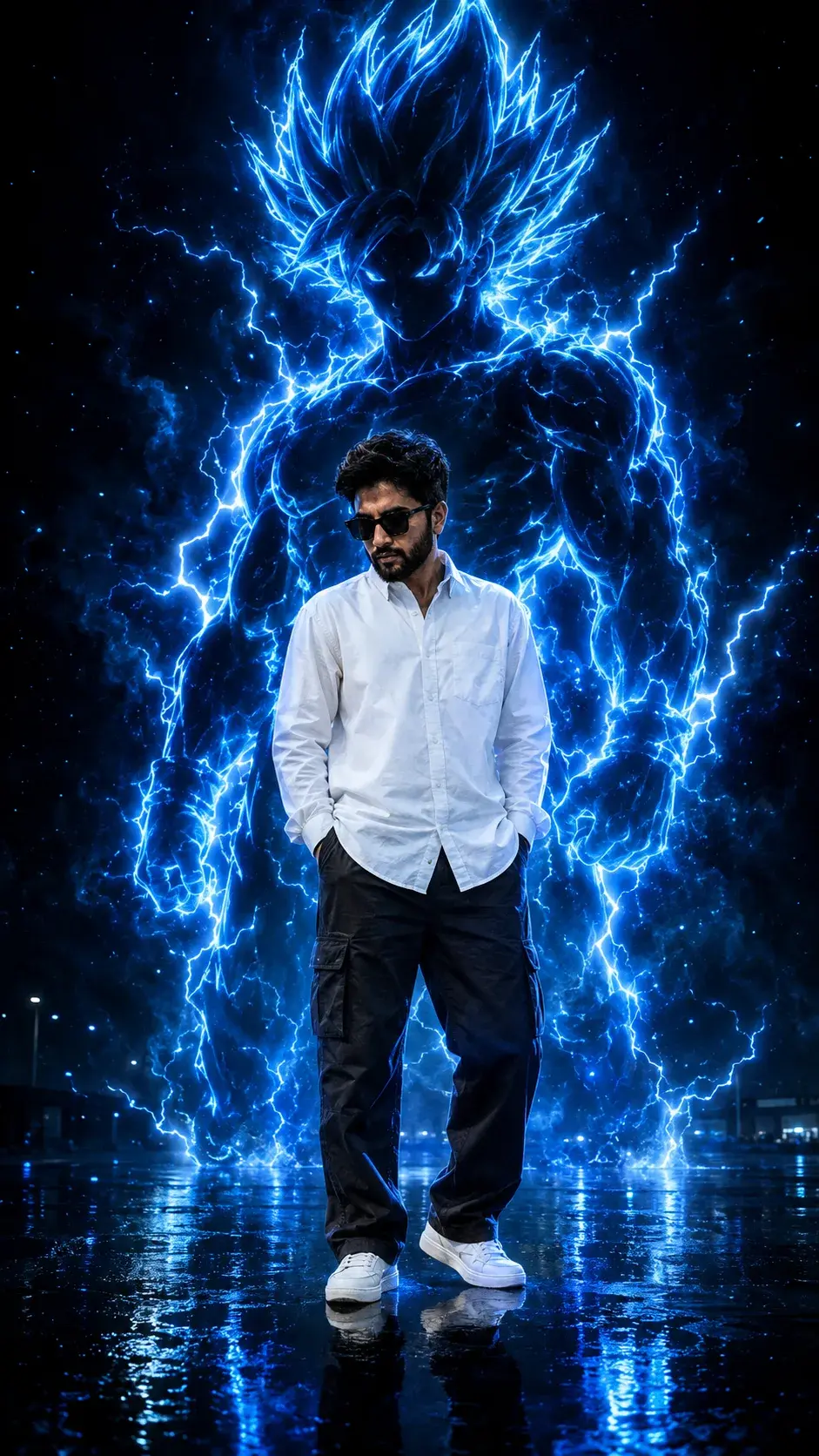 Goku Behind The Lone Wanderer