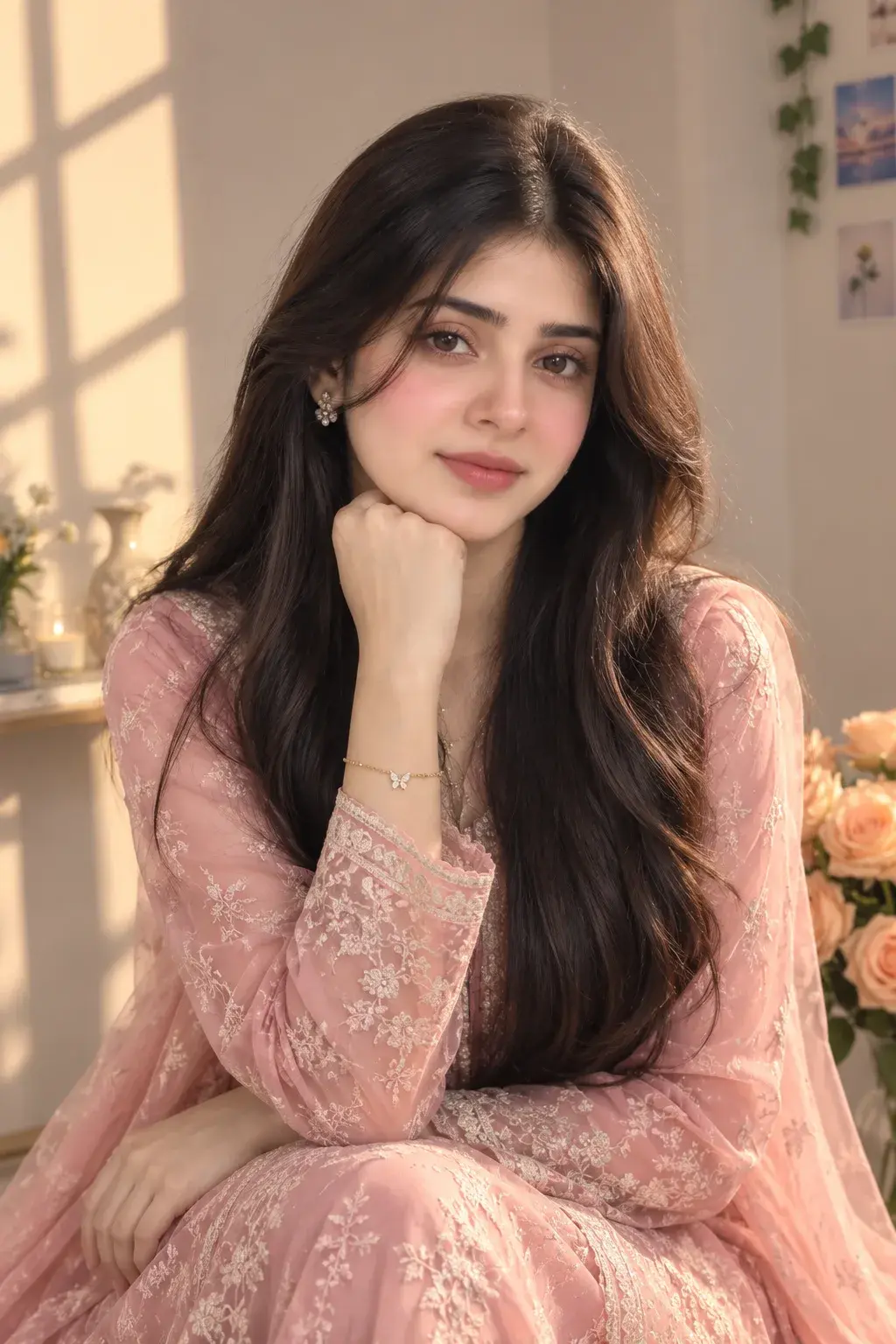 Golden Blush - A Pakistani Rose Dream✨