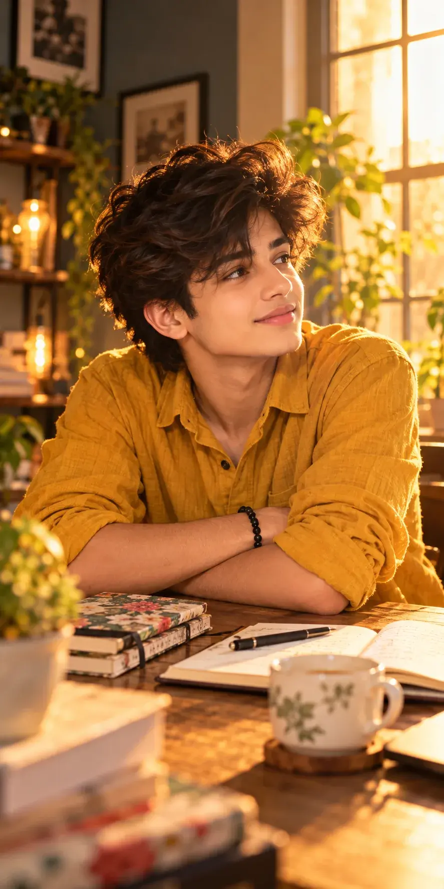 Golden Hour Aesthetic Boy Portrait 🌅 | Cinematic AI Photography