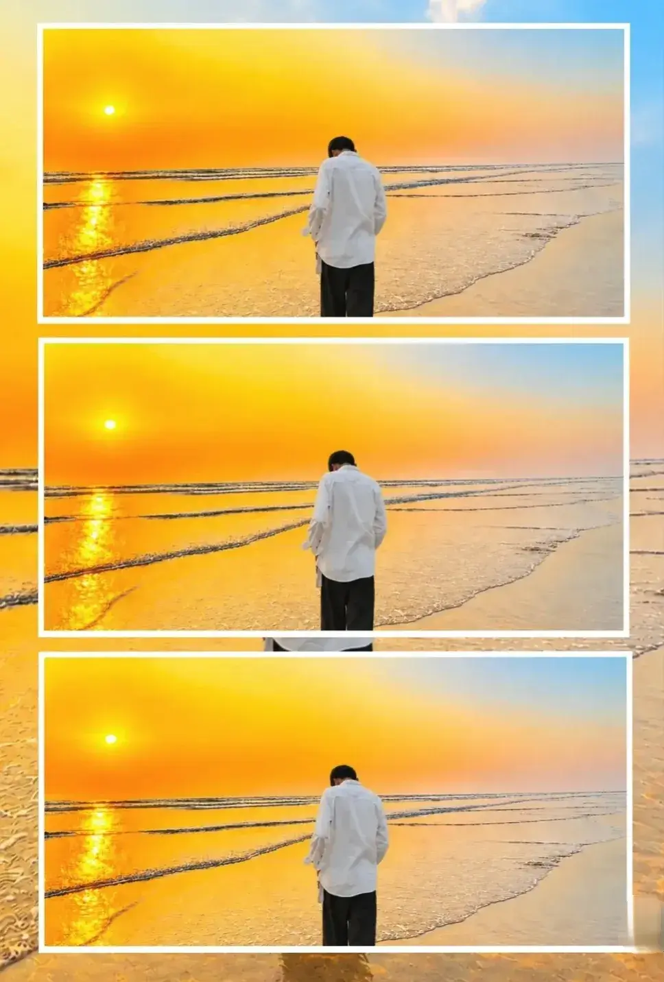 Golden Hour Beach Photography Pose | Cinematic Sunset Portrait