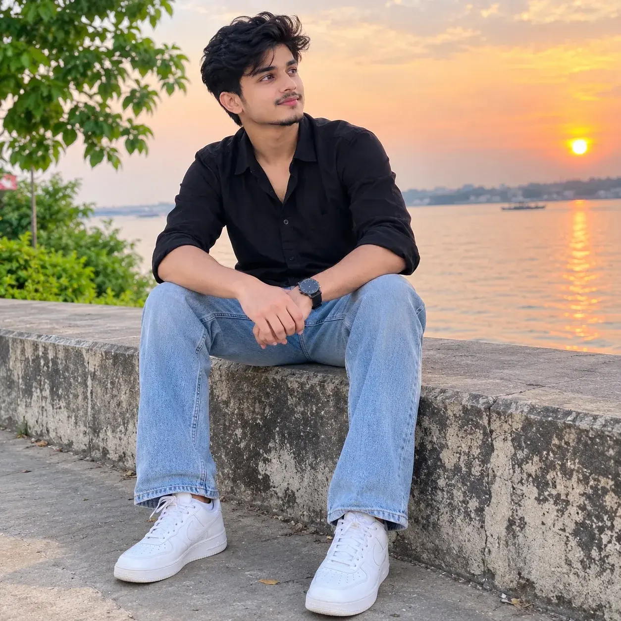 Golden Hour Boy 🌅 | Cinematic Sunset Portrait