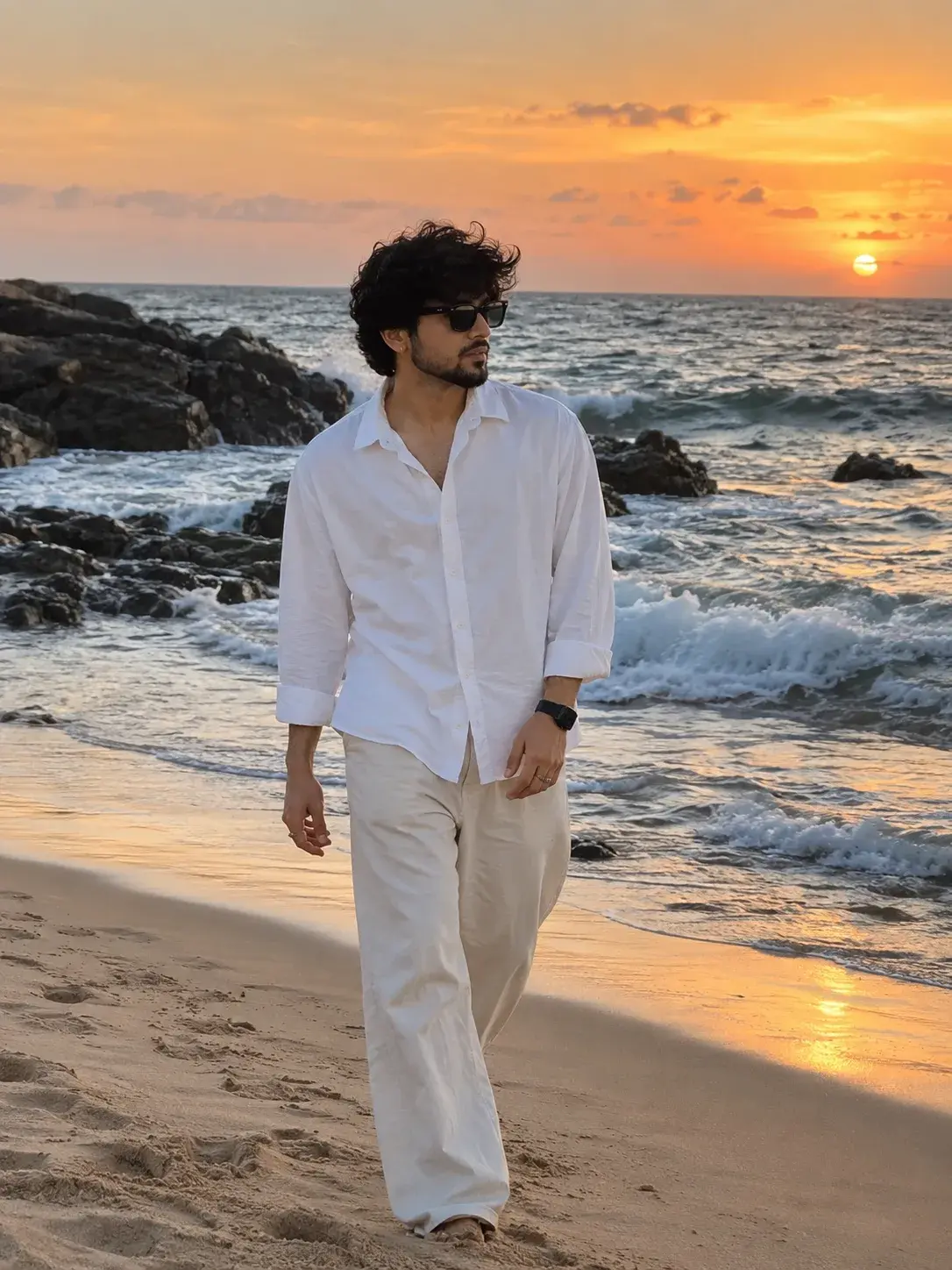 Golden Hour By The Sea 🌊☀️