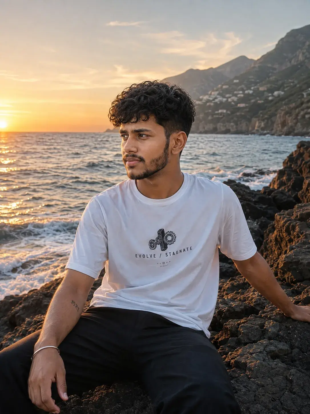 Golden Hour By The Sea