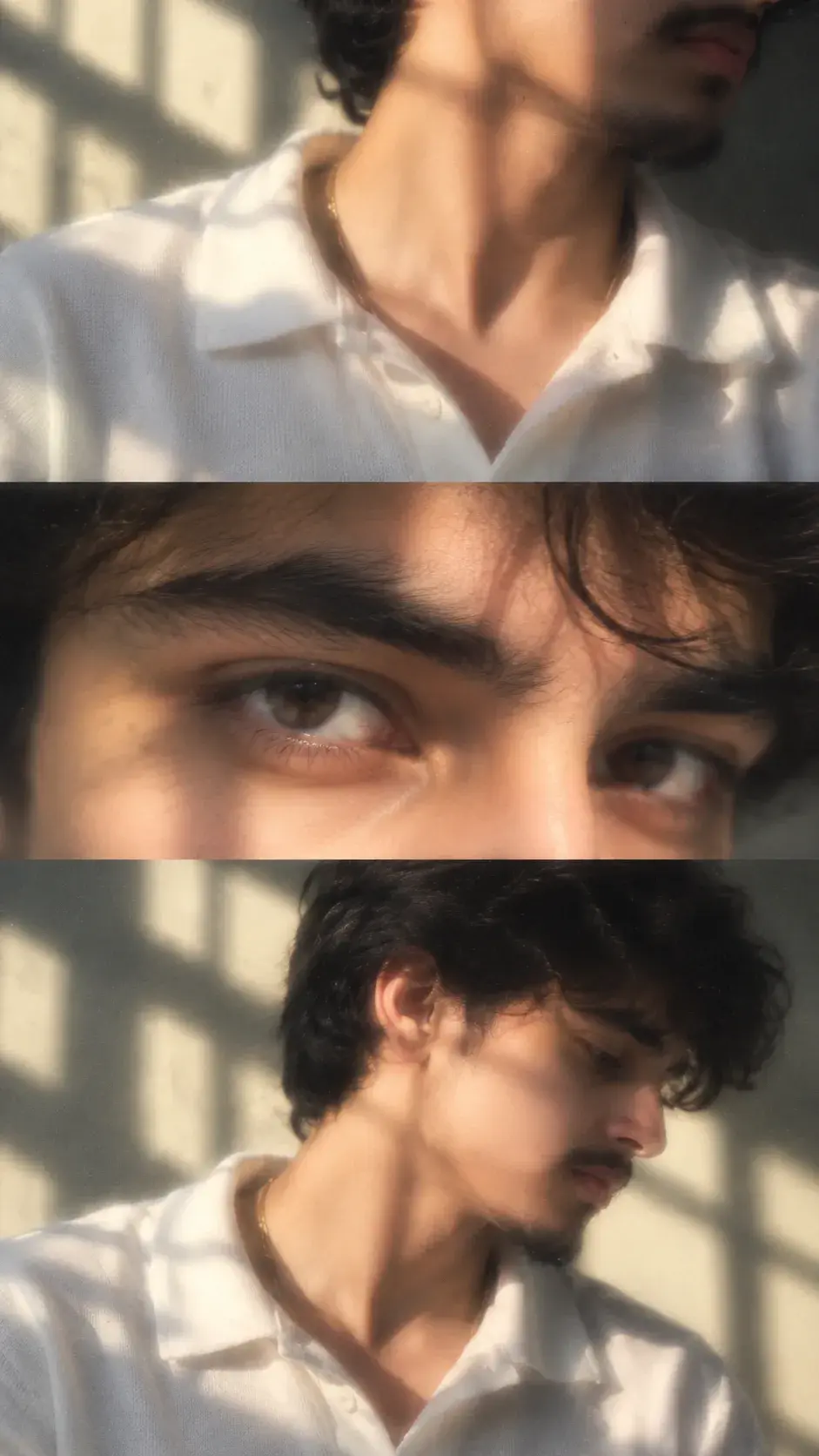Golden Hour Dreams — Cinematic Triptych Portrait