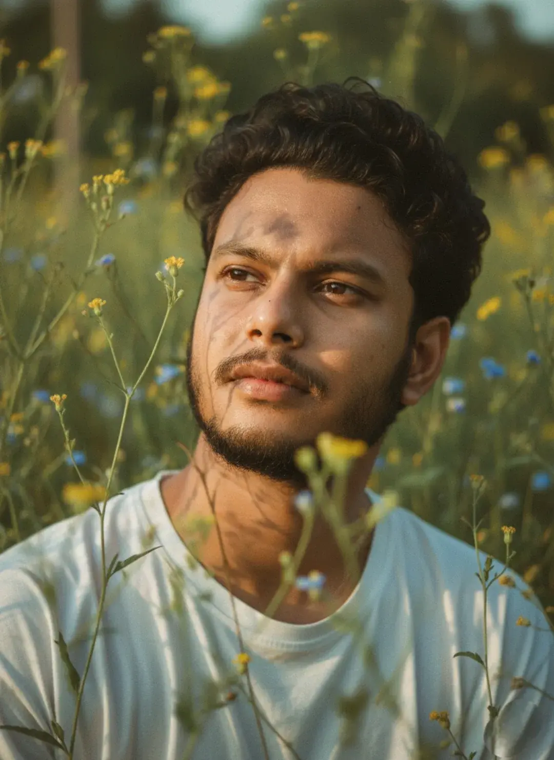 Golden Hour Meadow Portrait