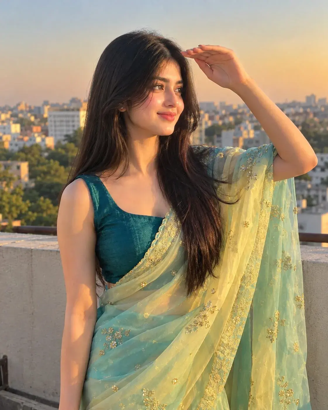 “Golden Hour On The Rooftop” 🌅✨