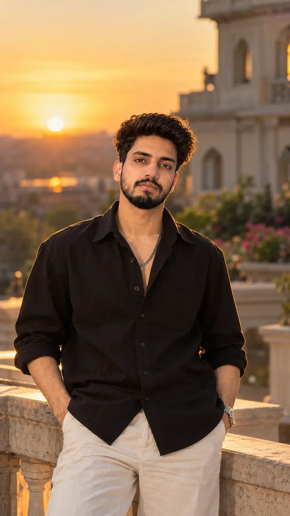 Golden Hour Portrait | Stylish Men’s Fashion Photoshoot