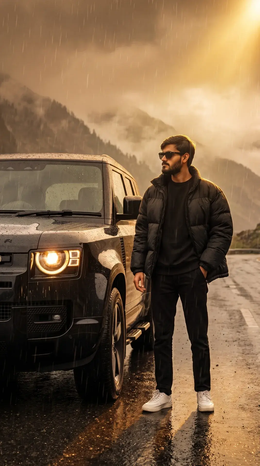Golden Hour Road Trip: Moody Mountain Vibes