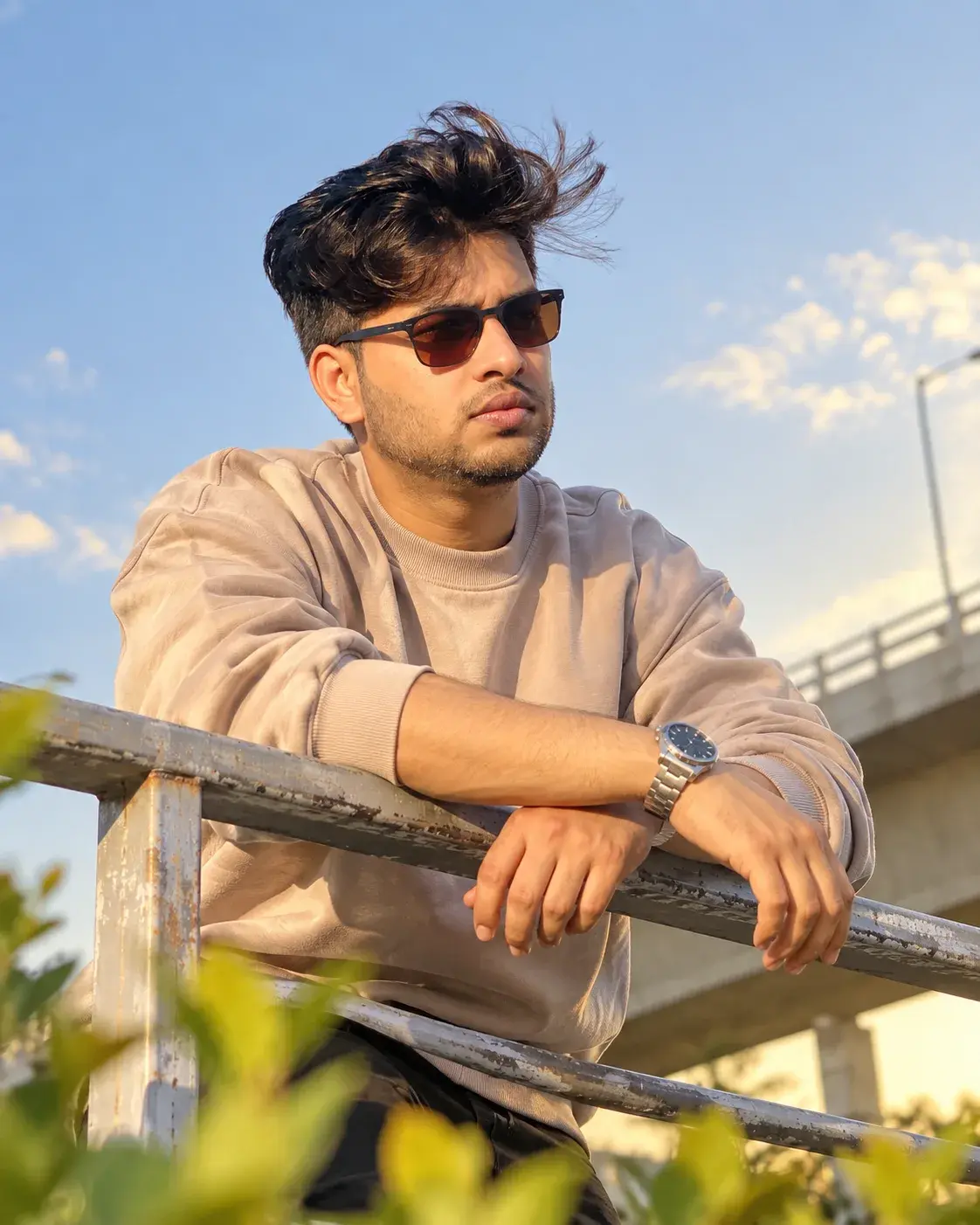Golden Hour Urban Editorial Portrait