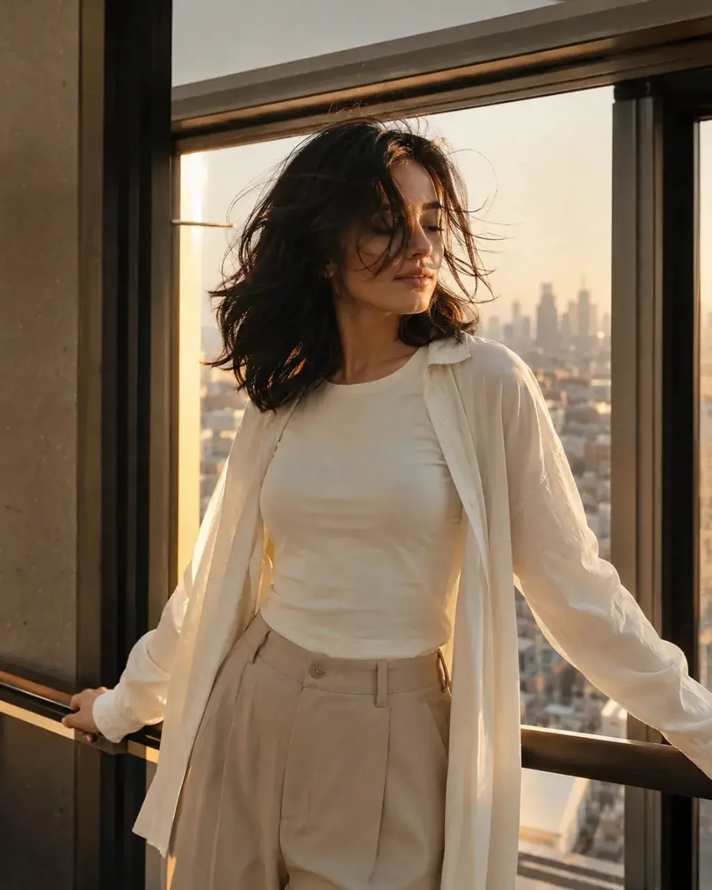 Golden Hour Window Portrait
