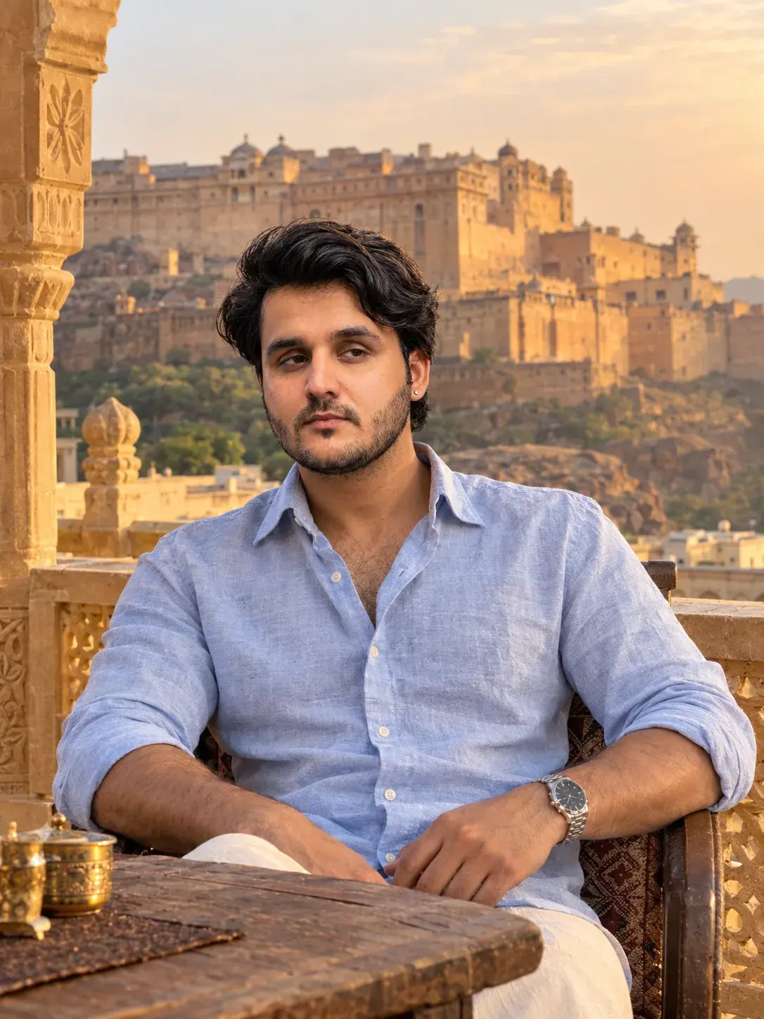 Grand Golden Rajasthani Fort