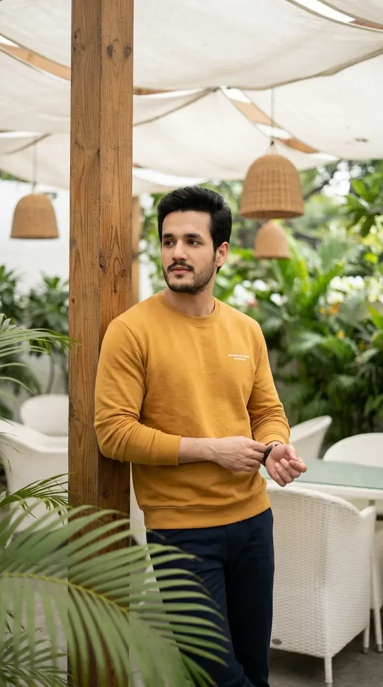 Green Cafe Aesthetic Portrait