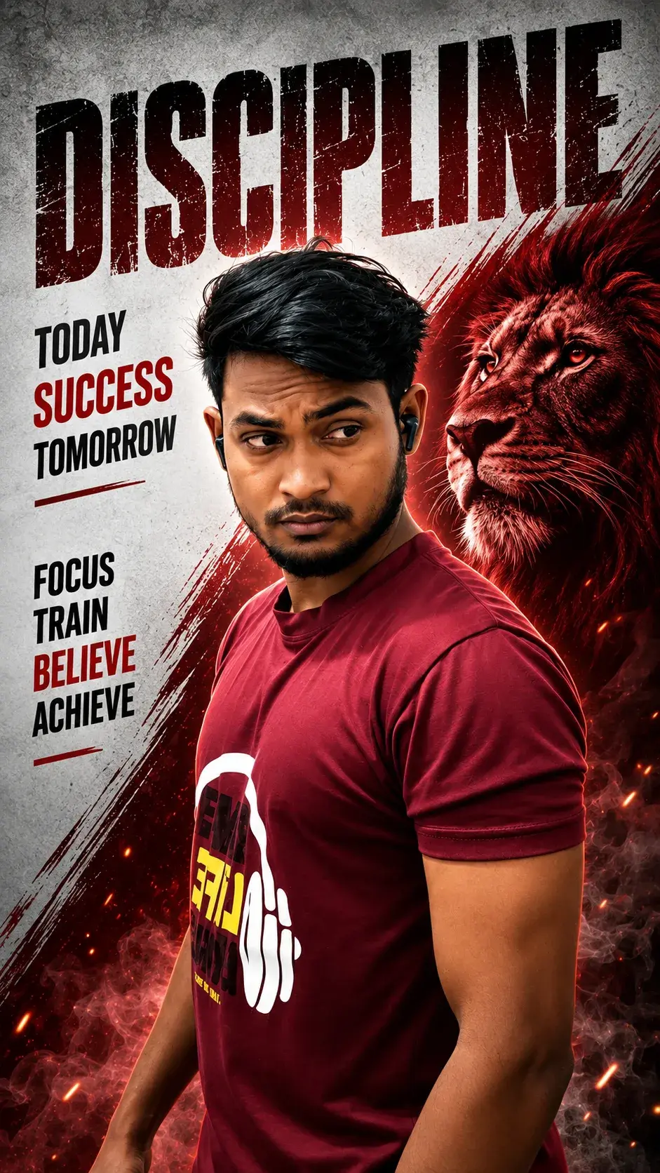 Gym Motivation Graphics Design Prompt