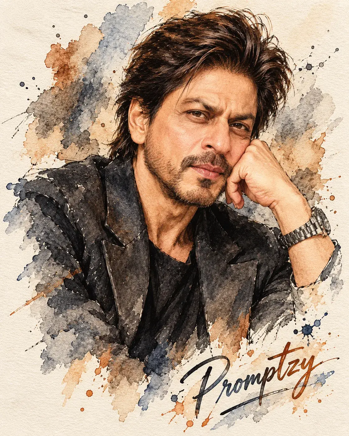 Hand-Painted In Watercolor | Promptzy