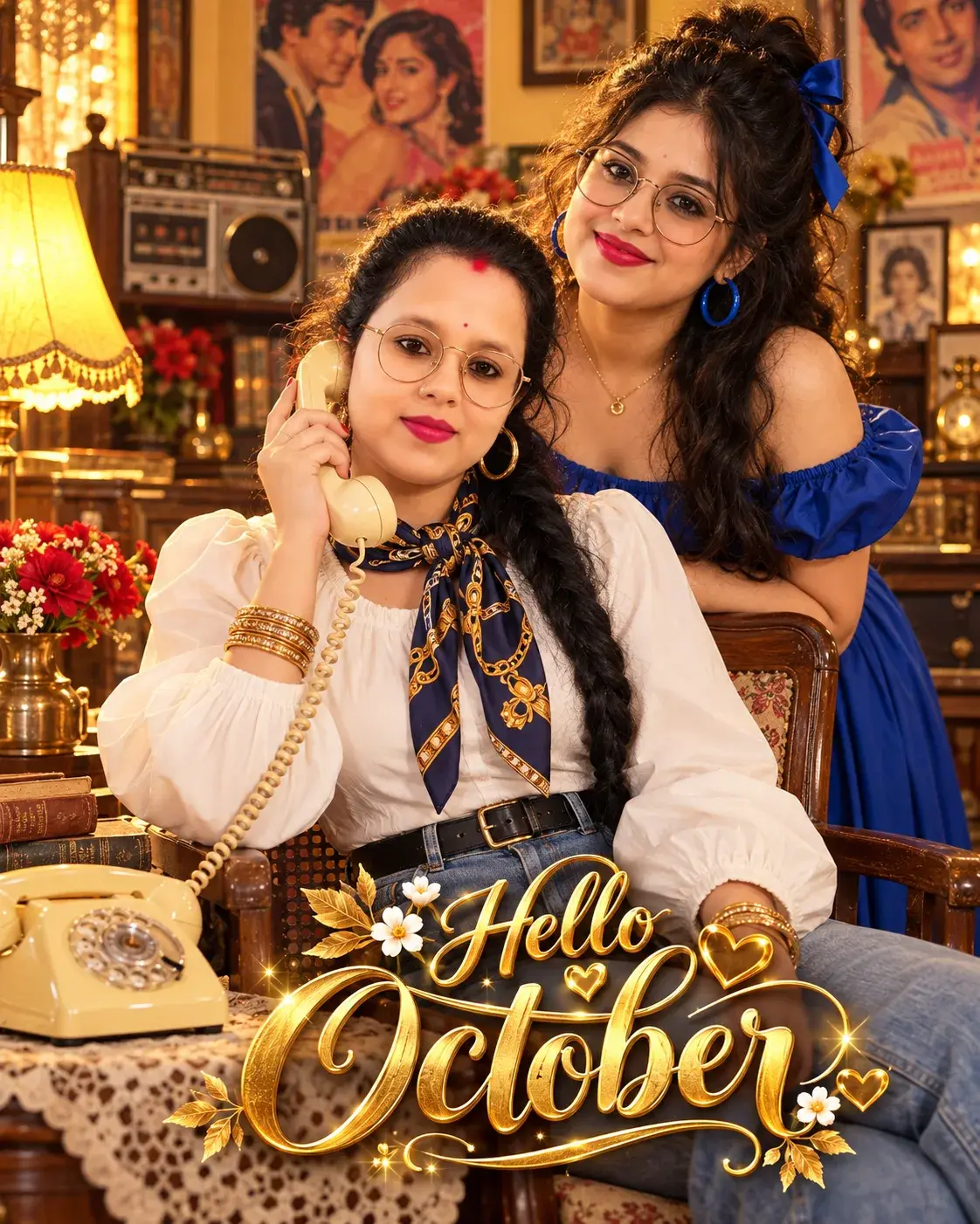 Hello October ✨💛 | Vintage Girls Vibes 🌸📞
