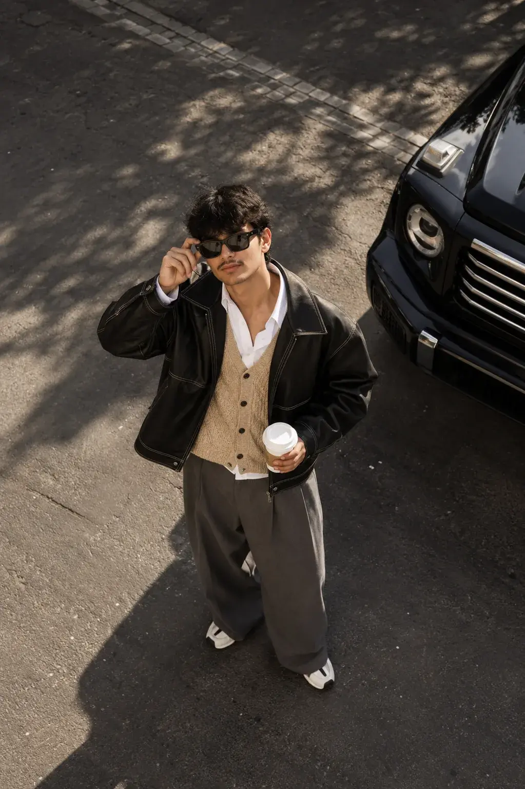 High Angle Editorial Street - Style Photograph