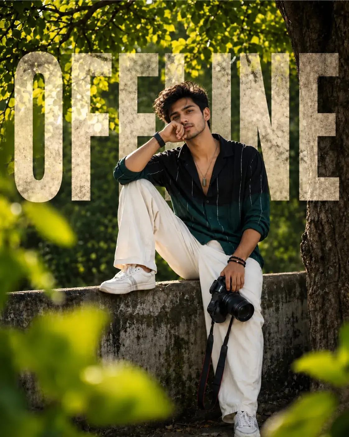 High-End Cinematic Outdoor Fashion Portrait.