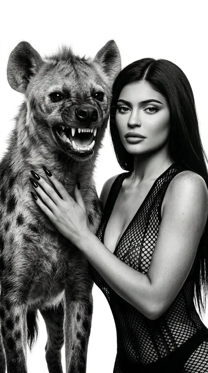 High-Fashion Editorial Portrait With Panther